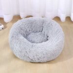 Dog Bed Super Soft Washable Long Plush Pet Kennel Deep Sleep